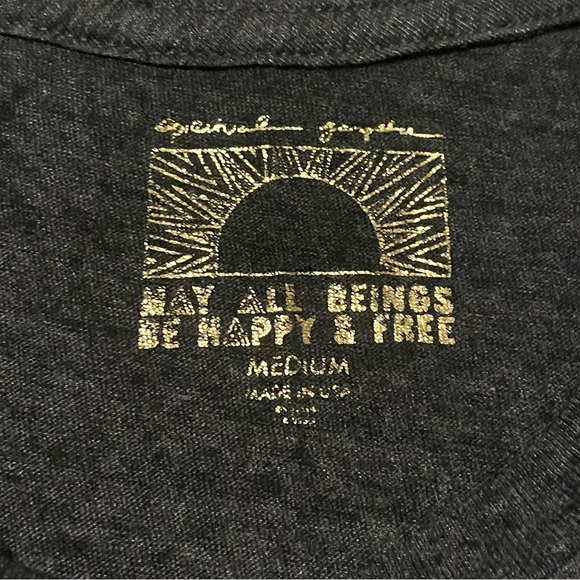 Spiritual Gangster Good Vibes Only Yoga Top - M - Picture 3 of 6